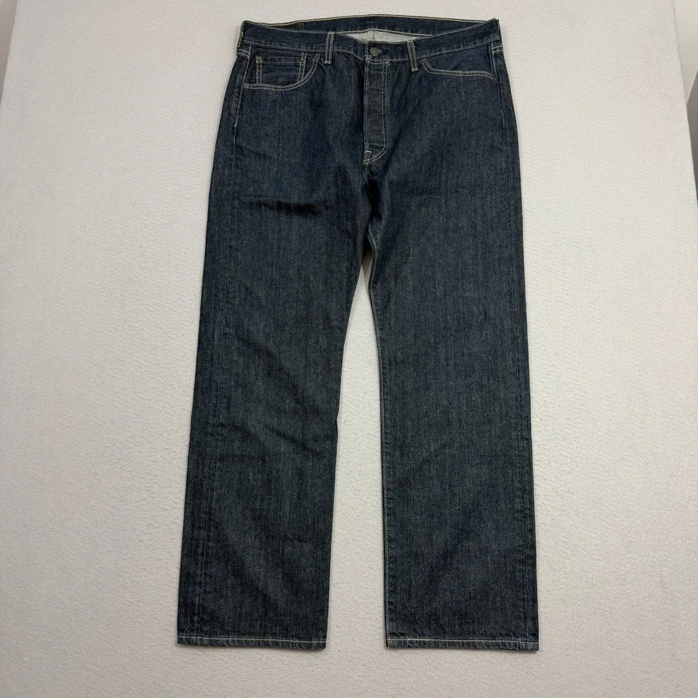 Levis 501xx Jeans Men's 36x30 Blue Original Fit Straight Leg Dark Wash Denim